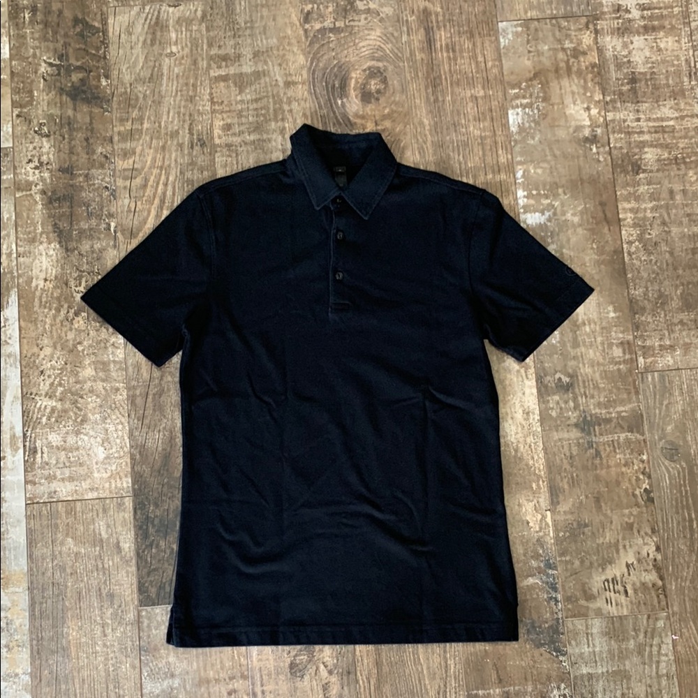 AG Men's Black Polo Shirt with embroidered logo